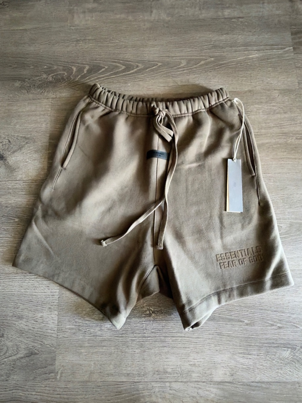 Fear of God Essentials Wood Drawstring Athletic Shorts